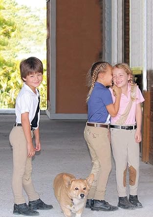 TuffRider Children's Starter Front Zip Paddock Boots | Kids Equestrian Horse Riding English Boots