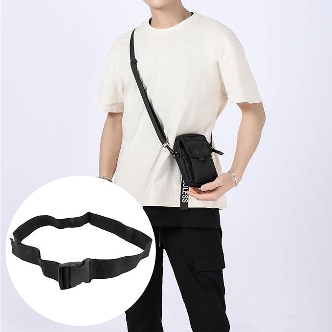 PACKOVE Fanny Pack Extender Strap Fanny Pack Extender Belt Waist Pack Extender Strap Adjustable Elastic Strap, Belt Extender For Waist Bag