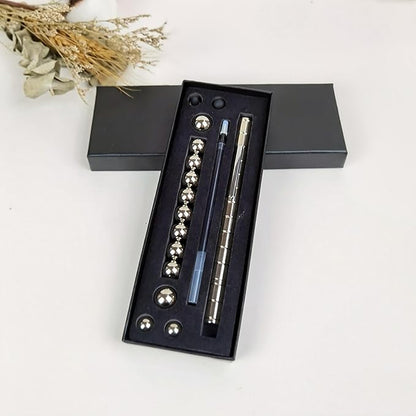 0.5mm Student Puzzle Magnetic Neutral Pen Creative Toy Magnetic Neutral Pen-Color Boxed Packaging