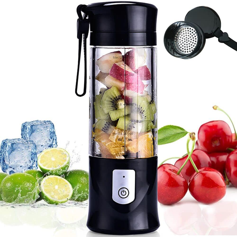 Mini Portable Blender For Shakes and Smoothies,Personal Size Juice Mixing?Leakproof-Lid, Compact, USB-C Rechargeable, Crodless, Convenient for Kitchen, Home, Travel
