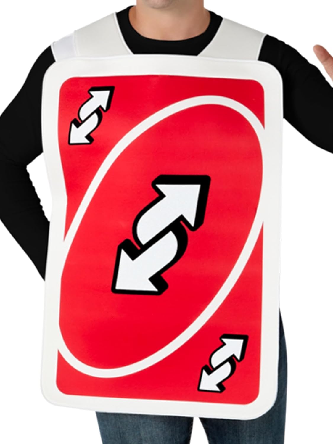 Rubies Mattel Uno: Reverse Card Costume for Adults, Unisex One Size