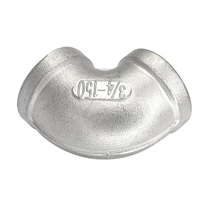 34" Female Threaded Elbow 90 Degree Elbows Angled Stainless Steel 304 Pipe Fitting NPT