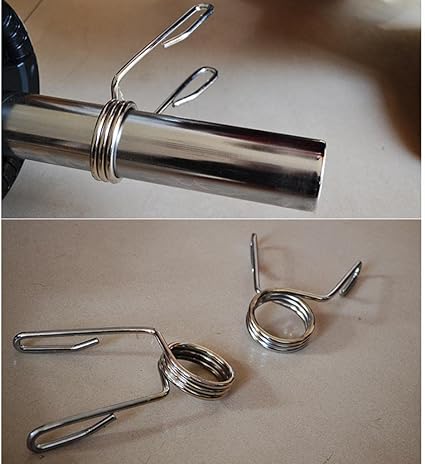 2 Inch Barbell Clip Spring Fasteners for Dumbbell Weight Training