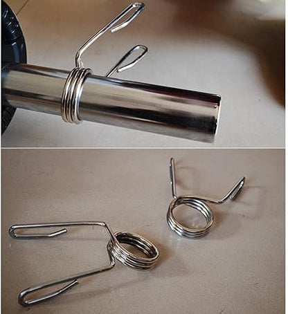 2 Inch Barbell Clip Spring Fasteners for Dumbbell Weight Training