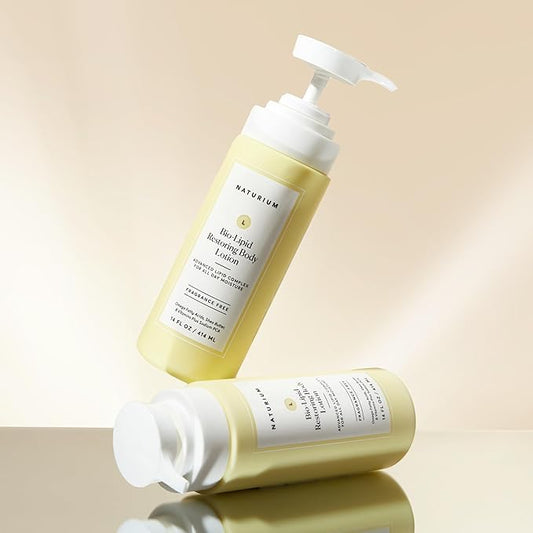 Naturium Bio-Lipid Restorative Hydrating Body Lotion with Shea Butter, Fragrance Free, 14 oz