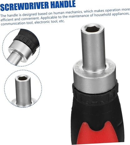 1 Pc Screwdriver Handle Winding Clock Key Screwdriver Tool Hand Tools Home Fixing Tools Short Handle Screwdriver Hand Ratchet Tool Magnetic Tool Bit Iron Wrench Hand Use To Rotate