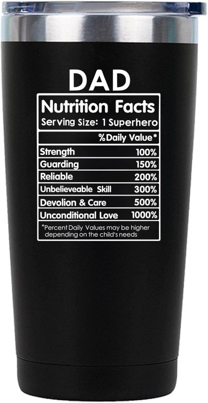NA Father's Day BLUE Car Mug Stainless Steel Thermos Cup Birthday 34 Styles