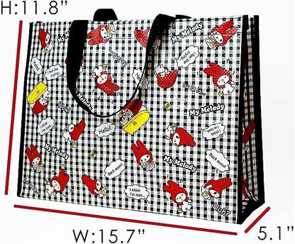 My-Melody Reusable Tote Bag Cute Kawaii Japanese Friends Character Bag