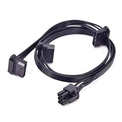 PCIe 8Pin 62Pin IDE SATA CPU 44Pin ATX 24Pin Power Supply Cable for RMX Series RM1000x RM850x RM750X RM650x RM550x(6Pin to 3 IDE)