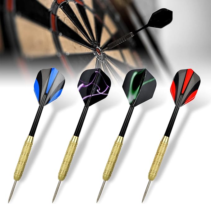 Steel Tip Darts Set 18 Grams15 Pack Steel Barrels