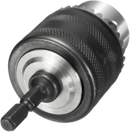 1.5-13mm Capacity Drill Chuck, 1/2-20UNF Mount Impact Driver Bits Chuck Conversion 1/4" Hex Shank Quick Connect Change Adapter Converter with Chuck Key