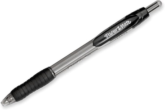 Paper Mate Profile Retractable Ballpoint Pens, 1.4mm, Bold Point, 6-Count (Black)