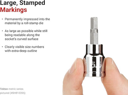 TEKTON 3/8 Inch Drive x 5.5 mm Hex Bit Socket | SHB13205