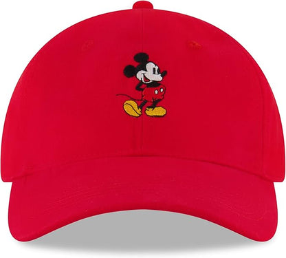 Disney Men's Baseball Cap, Mickey Mouse Adjustable Hat for Adult