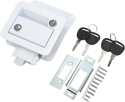 RV Door Latch Zinc Alloy Travel Trailer Entry Door Lock Car Accessories for Yacht