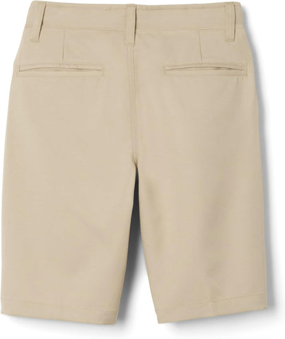 French Toast Boys' Flat Front Microfiber Performance Stretch Short