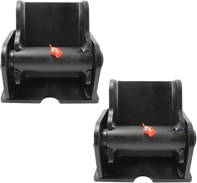 Pair(2) Dump Trailer Hinges - Heavy Duty Dump Trailer Hinges Grease Fitting Weld On Solid Steel Compatible with Dump TrucksDump Trailers