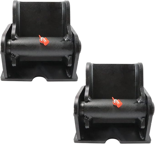 Pair(2) Dump Trailer Hinges - Heavy Duty Dump Trailer Hinges Grease Fitting Weld On Solid Steel Compatible with Dump TrucksDump Trailers