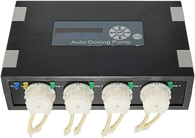 Jebao Programmable Auto Dosing Pump DP-4, Black
