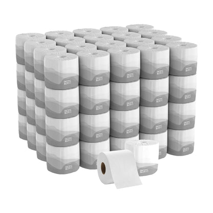 Georgia-Pacific Pacific Blue Basic 2-Ply Embossed Toilet Paper,19880/01, 550 Sheets Per Roll, 60 Rolls Per Case