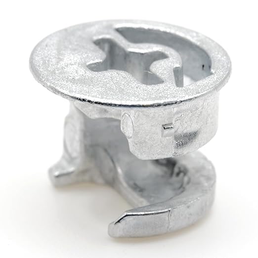 ReplacementScrews Eccentric Cam Locks Compatible with IKEA 103114 (Kullen, Alex, MICKE) Case with Flange - 12mm x 10mm - Zinc Alloy (Pack of 8)