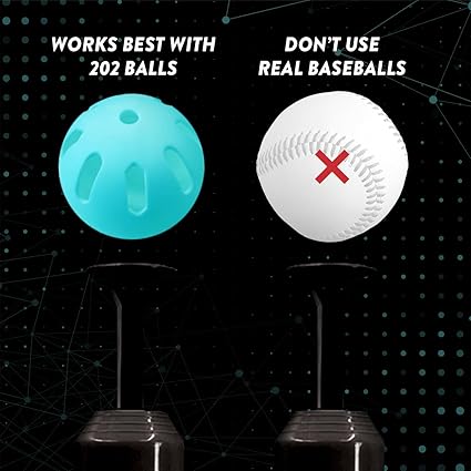 Baseball Training Tee Popper 202, Hitting Tee for Perfect Swings, Batting Machine (Not for Real Baseballs 202 Popper Balls Not Included)