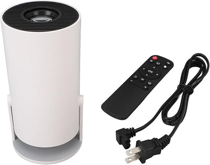 HY300 Mini Projector with WiFi  Bluetooth, BT5.2 Projector Support 4K 1080P, 2.4G 5G WiFi 6, 270 Rotatable, Auto Keystone Correction, Home Video Proyector, for Android 11 (US)