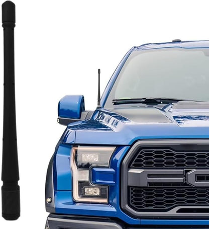 7" Short Antenna Waterproof Replacement for 2018 Ford F150 King Ranch Crew Cab Pickup 4-Door 3.5L 3496CC 213Cu. in. V6 GAS DOHC Turbocharged