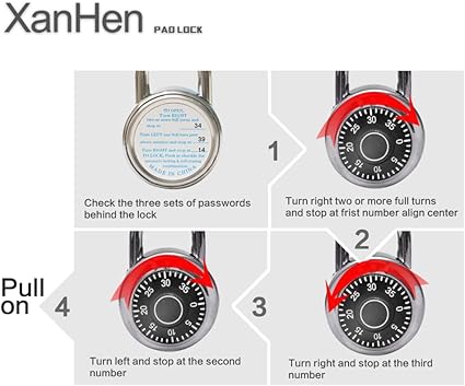 8 Pack Combination Lock Locker Lock for Gym and School Lockers Safe Combination Padlock Mini Combination Lock,Standard Dial Combination Lock, Pack of 8