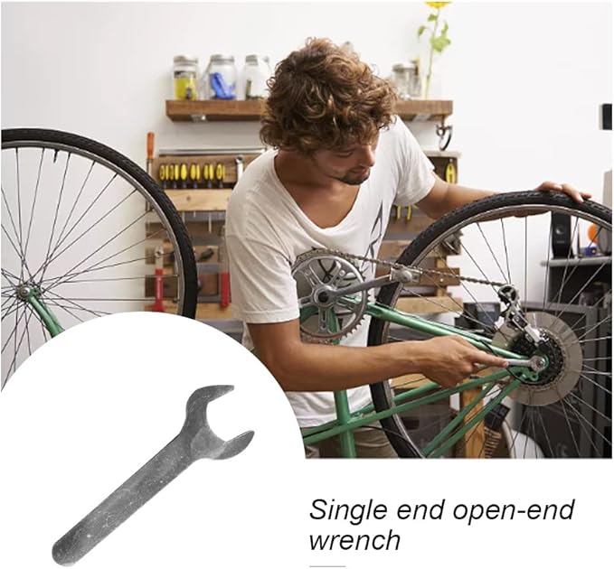 Single Open End Spanner,Flat Spanner 30mm Compression Fitting Spanner,Lightweight Wrench Nut Spannerfor Narrow Space Caravan Fixing