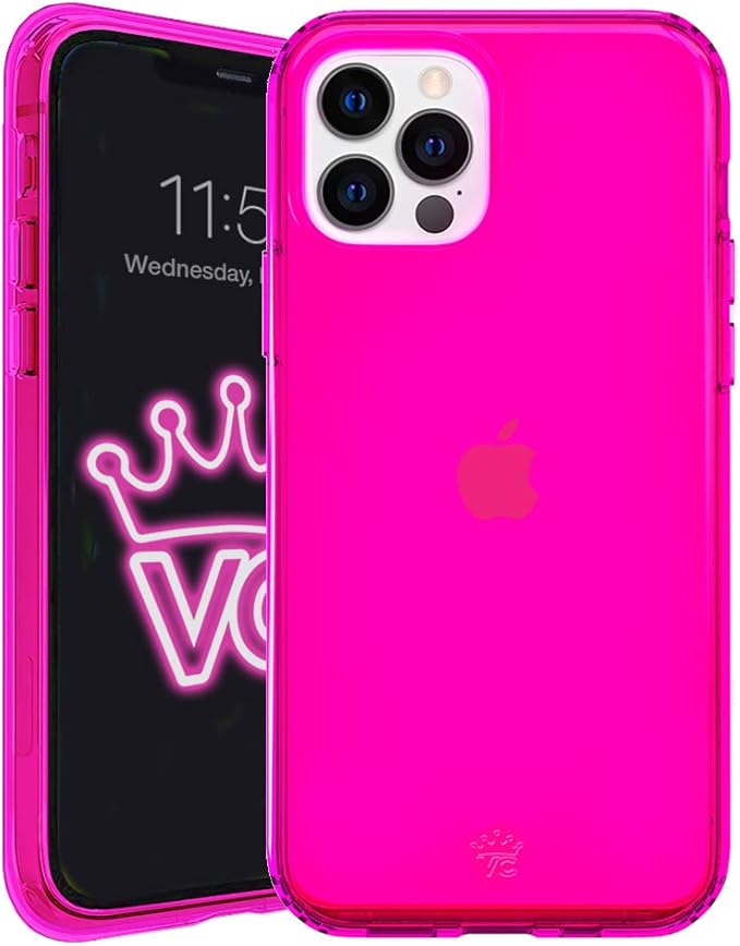 VELVET CAVIAR for iPhone 13 Pro Max Case - Girly Cute Protective Cover for Women - 10ft Drop Tested - Neon Pink