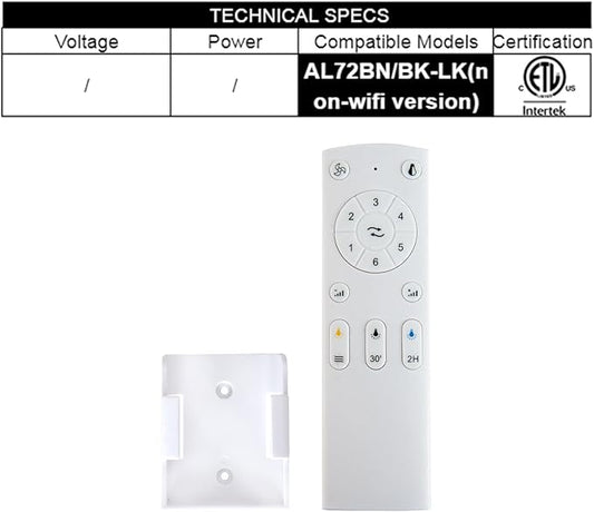 Ceiling Fan Remote Control,3-in-1 Ceiling Fan Light Timing & Speed Remote?A Single Remote Control