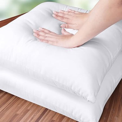 Utopia Bedding Throw Pillows Insert (Pack of 2, White) - 20 x 20 Inches Bed and Couch Pillows - Indoor Decorative Pillow