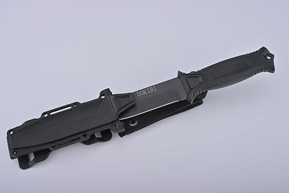 Tactical Fixed Blade Knife, 5.87 inch Blade, 4.65 inch Handle with Secure Sheath
