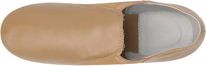 Dynadans PU Leather Jazz Shoe Slip On Dance Shoes with Arch Insert for Girls and Boys (Toddler/Little Kid/Big Kid)