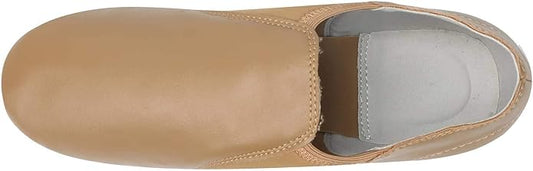 Dynadans PU Leather Jazz Shoe Slip On Dance Shoes with Arch Insert for Girls and Boys (Toddler/Little Kid/Big Kid)