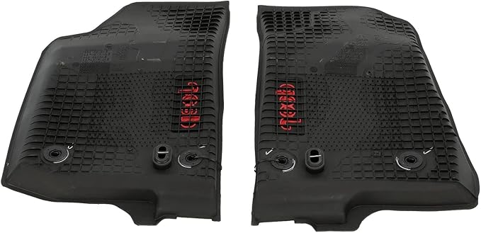 Mopar Jeep Gladiator Front & Rear Complete Set of 4 Rubber Floor Mats OEM