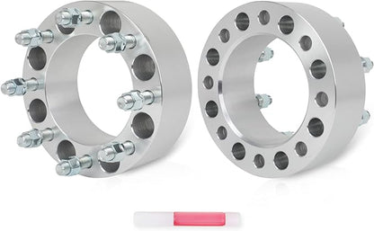 ECCPP 2PCS 8x6.5 Wheel Spacers Lug Centric 2.5" 8 Lug for E-350 Econoline 1992-2000 2007-2008 for Ram 3500 2003-2010