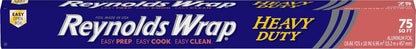 Reynolds Wrap Heavy Duty Aluminum Foil, 18 in, 75 sq ft