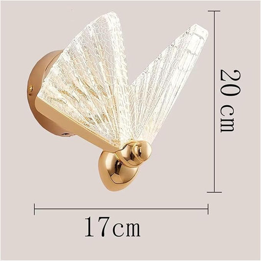 Rose Gold Butterfly Wall Lamps Aisle Living Room Staircase Bedroom Bedside Background Wall Sconce Luxury Home Decor Light Fixture ?