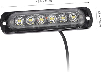 HEALLILY LED auto light strobe lights for vehicles, vans, trucks, motorcycles, 18 modes