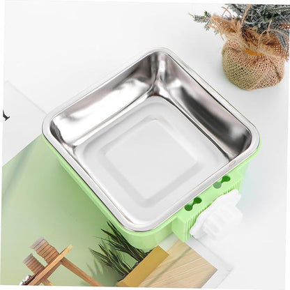 HEMOTON Hanging Dog Bowl Space Saving Pet Water Feeder for Dogs Cats and Rabbits Easy to Install and Resistant Crate Water Bowl Stylish Design