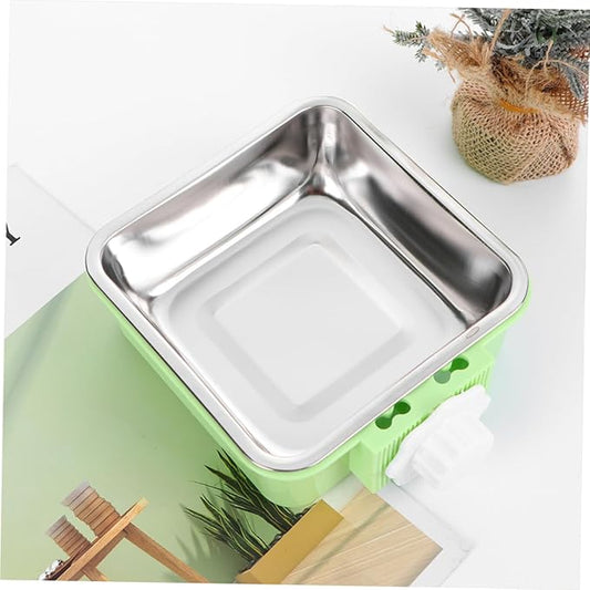 HEMOTON Hanging Dog Bowl Space Saving Pet Water Feeder for Dogs Cats and Rabbits Easy to Install and Resistant Crate Water Bowl Stylish Design