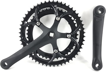 52T42T x 170mm Crankset for Mountain Road Bike Fixed Gear Bicycle (52T42T Chainring)