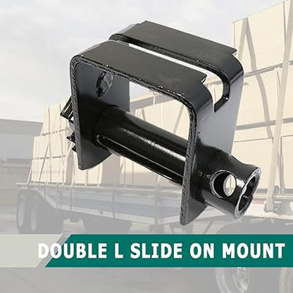 Boxer Heavy Duty Double L Track Winch for Flatbed Trailer  Steel Winch Tie Down Double L Track