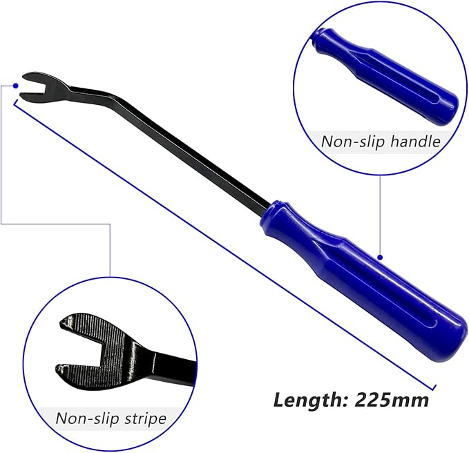 Auto Trim Rivet Removal Tool Kit, Fastener Car Panel Door Interior Window Tool, Auto Clip Fastener Remover Pry Tool, Clip Puller Rivet Removal Tool