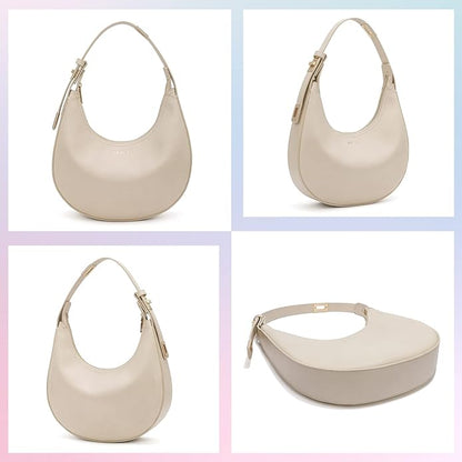 Keyli Shoulder Bag Stylish Casual Clutch Purses for Women 3 Ways Adjust Strap Hobo Handbags with Zip Closure