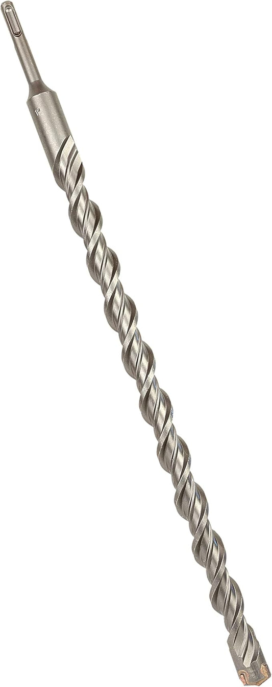 1 Inch x 18 Inch SDS Plus Rotary Hammer Drill Bit, Carbide Tipped for Brick, Stone, and Concrete (1" x 16" x 18")