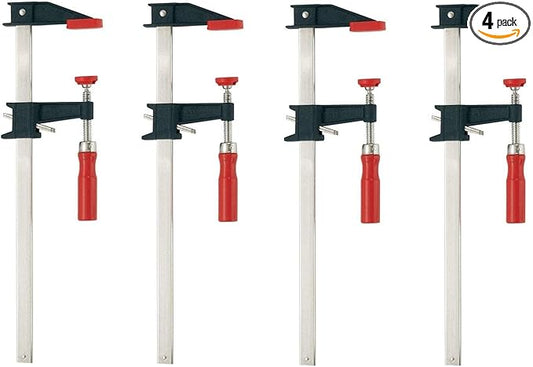 Bessey GSCC2.512 2.5-Inch x 12-Inch Economy Clutch Style Bar Clamp ... (4)