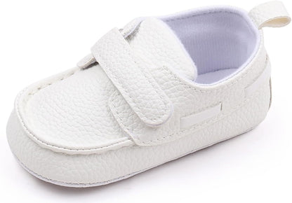 Greceen Infant Boys and Girls Oxford Shoes PU Leather Loafers Dress Shoes are Suitable for Crawling, Wedding Dress, Birthday Parties and Any Occasion